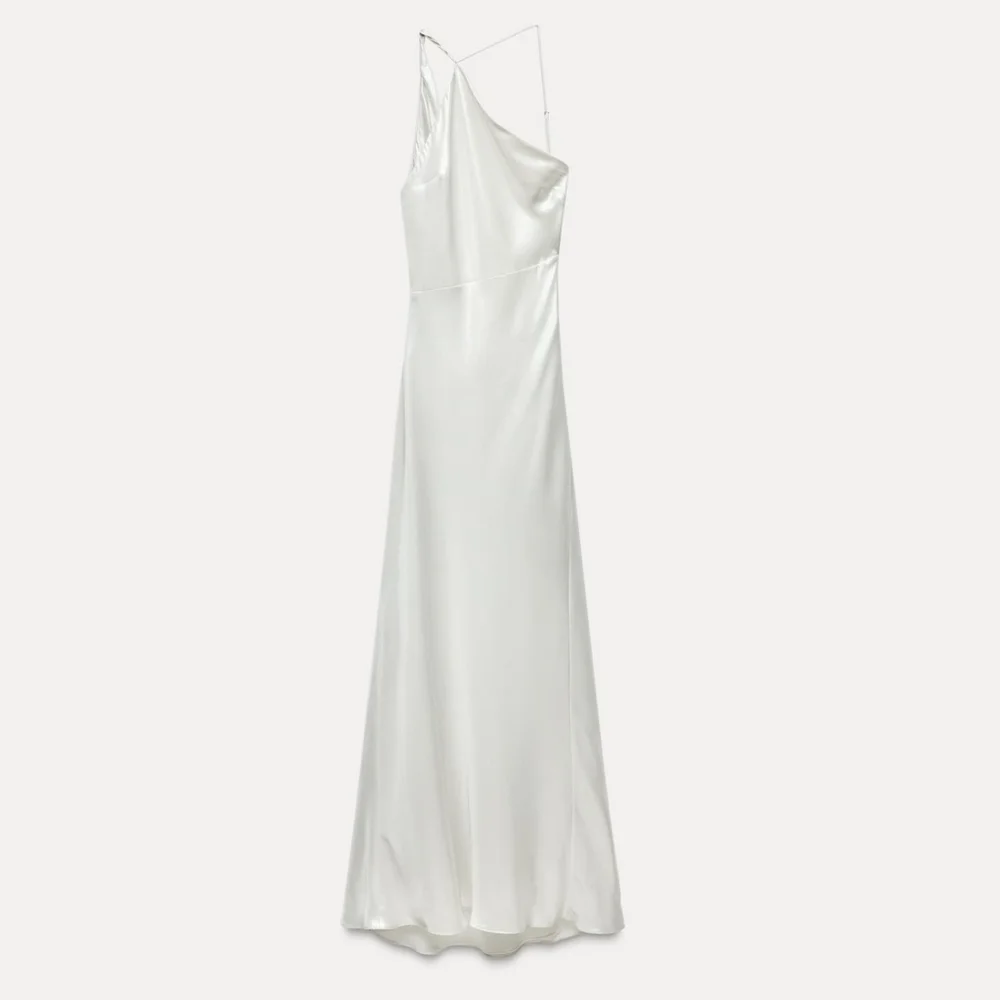 Zara Long Asymmetric  Dress - Picture 7 of 11